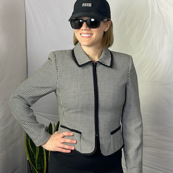 Vintage Gingham Zip Jacket - Picture 2 of 8